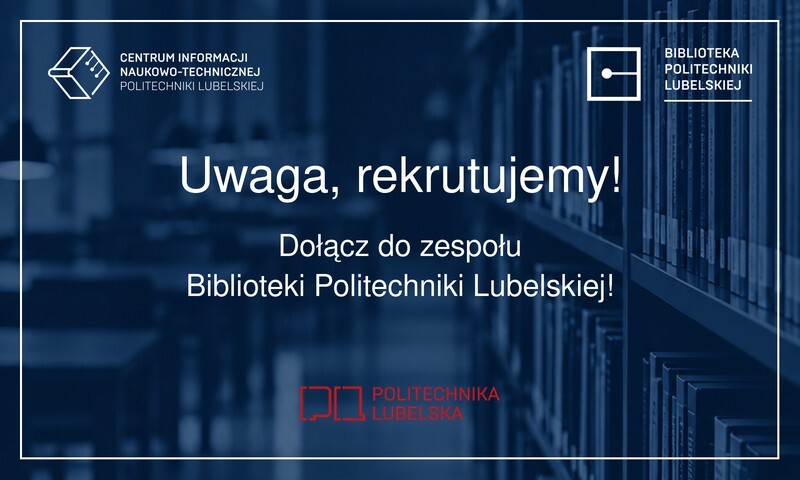 Grafika z informacją o prowadzonym naborze do Biblioteki