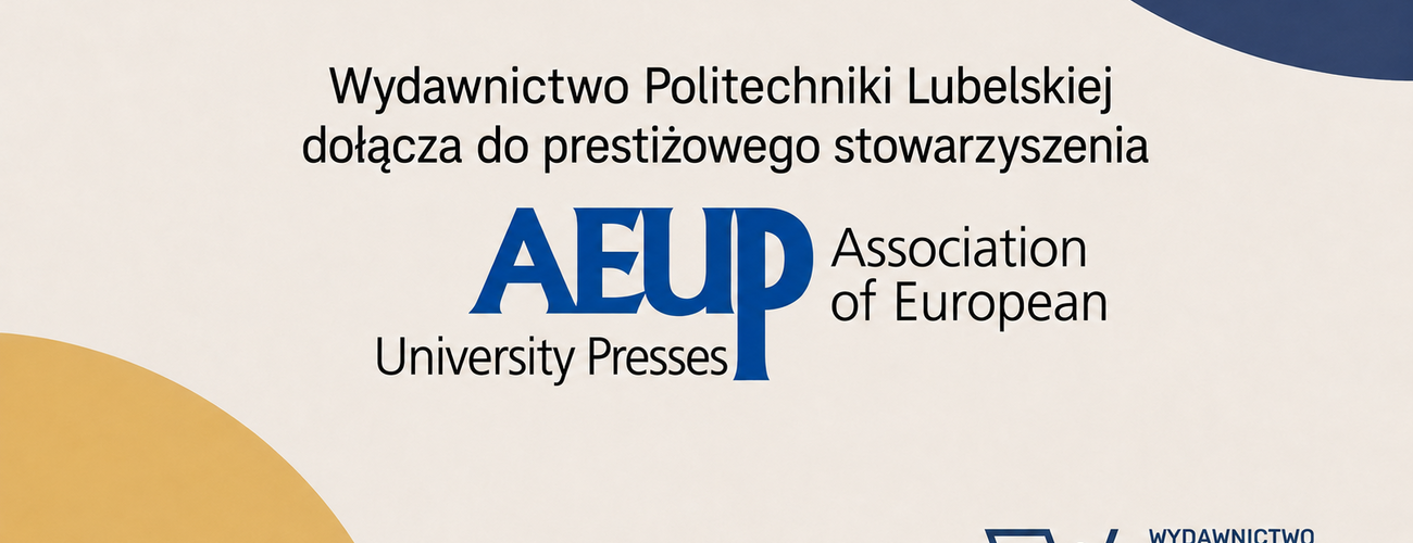 baner w stonowanych kolorach informujący o członkostwie Wydawnictwa PL w AEUP