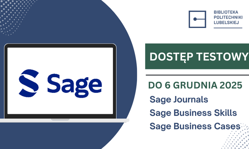 Dostęp testowy do baz Sage - do 6 grudnia 2025 r.