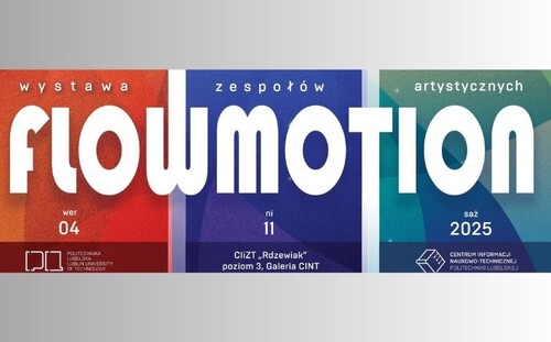grafika plakatu Flowmotion
