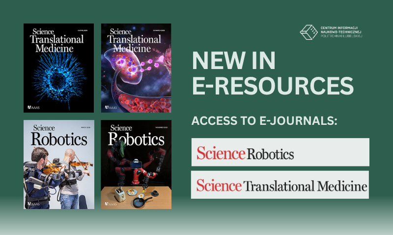 New Science Journals in the Library’s E-Resources