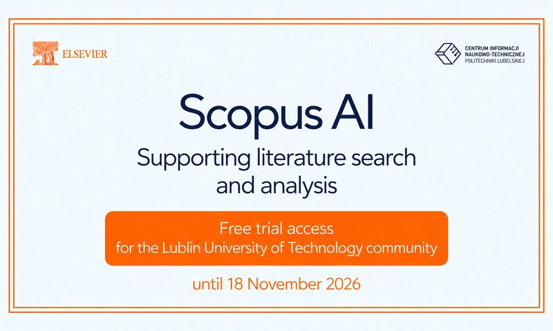 Scopus AI: free trial access for the Lublin University of Technology Community