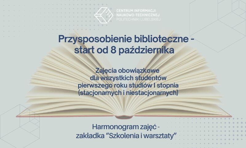 Przysposobienie biblioteczne - ruszyły zajęcia