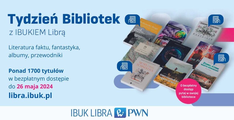 Prezent od IBUK Libra z okazji Tygodnia Bibliotek