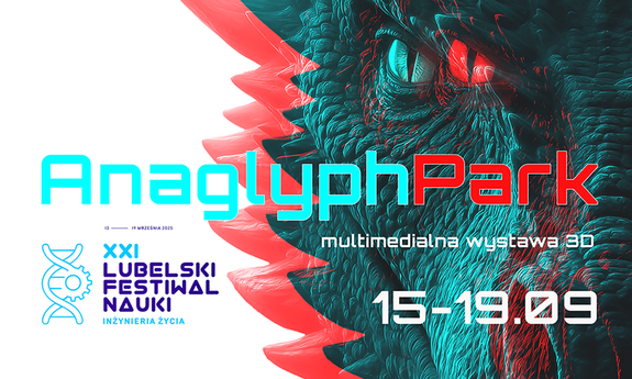 plakat Wystawa multimedialna AnaglyphPark