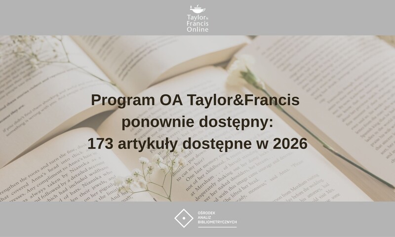 Program publikowania otwartego Taylor&Francis