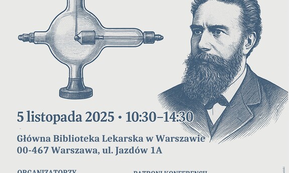 Plakat konferencji - grafika z informacjami dot. konferencji